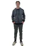 Stilo Apparel 21927HJCH Matching Sweat Set Wholesa in Charcoal