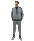 Stilo Apparel 21927HJLG Matching Sweat Set Wholesa in Light grey