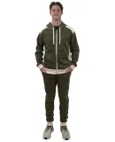 Stilo Apparel 21927HJOG Matching Sweat Set Wholesa in Olive green