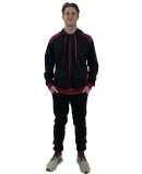 Stilo Apparel 21927HJBK Matching Sweat Set Wholesa in Black