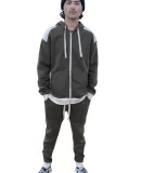Stilo Apparel 21927HJOG6 Olive Green Matching Swea in Olive green