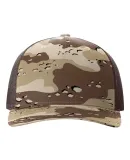 Richardson Hats 112PFP Printed Five-Panel Trucker  in Desert camo/ brown