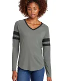Sport Tek LST6043 Sport-Tek<sup></sup> Ladies Half in Blk/vtghtr