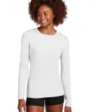 Sport Tek LST420LS Sport-Tek<sup></sup> Ladies Pos in White