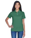 8445L UltraClub Ladies' Cool & Dry Stain-Release P in Forest green