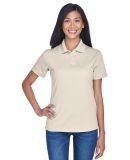 8445L UltraClub Ladies' Cool & Dry Stain-Release P in Stone