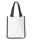 Liberty Bags PSB810 Sublimation Small Tote Bag in White/ black