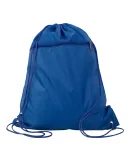 Q-Tees Q135200 Polyester Cinchpack in Royal