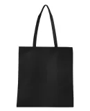 Q-Tees Q126300 Non-Woven Tote Bag in Black