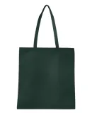 Q-Tees Q126300 Non-Woven Tote Bag in Forest green