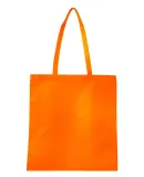 Q-Tees Q126300 Non-Woven Tote Bag in Orange