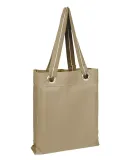 Q-Tees Q1630 Large Grommet Tote in Natural