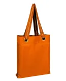 Q-Tees Q1630 Large Grommet Tote in Orange