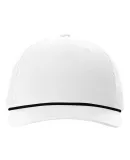 Richardson Hats 112FPR Rope Trucker Cap in White/ black