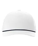 Richardson Hats 112FPR Rope Trucker Cap in White/ navy