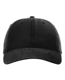 Richardson Hats 326 Brushed Canvas Dad Hat in Black