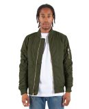 Shaka Wear Retail SHBJ Adult Bomber Jacket in Olive