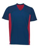Augusta Sportswear 264 Reversible Flag Football Je in Navy/ scarlet