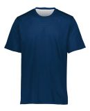 Augusta Sportswear 1603 Youth Short Sleeve Mesh Re in Navy/ white