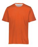Augusta Sportswear 1603 Youth Short Sleeve Mesh Re in Orange/ white