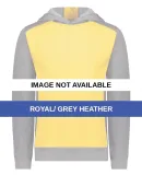 Augusta Sportswear 6866 Youth Eco Revive™ Three- Royal/ Grey Heather