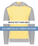 Augusta Sportswear 6866 Youth Eco Revive™ Three- Columbia Blue/ Carbon Heather