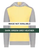 Augusta Sportswear 6866 Youth Eco Revive™ Three- Dark Green/ Grey Heather