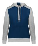 Augusta Sportswear 6867 Women's Eco Revive™ Thre in Navy/ grey heather