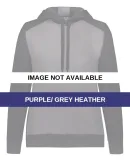 Augusta Sportswear 6867 Women's Eco Revive™ Thre Purple/ Grey Heather