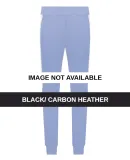 Augusta Sportswear 6869 Youth Eco Revive™ Three- Black/ Carbon Heather