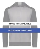 Augusta Sportswear 6900 Youth Eco Revive™ Three- Royal/ Grey Heather