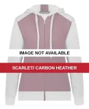 Augusta Sportswear 6901 Women's Eco Revive™ Thre Scarlet/ Carbon Heather