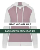 Augusta Sportswear 6901 Women's Eco Revive™ Thre Dark Green/ Grey Heather