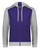 Augusta Sportswear 6899 Eco Revive™ Three-Season in Purple/ grey heather