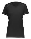 Augusta Sportswear 6844 Women's Super Soft-Spun Po in Black