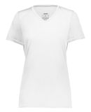 Augusta Sportswear 6844 Women's Super Soft-Spun Po in White