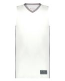 Augusta Sportswear 6886 Match-Up Basketball Jersey in White/ graphite