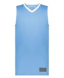 Augusta Sportswear 6887 Youth Match-Up Basketball  in Columbia blue/ white