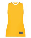 Augusta Sportswear 6888 Women's Match-Up Basketbal in Gold/ white