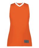 Augusta Sportswear 6888 Women's Match-Up Basketbal in Orange/ white
