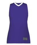 Augusta Sportswear 6888 Women's Match-Up Basketbal in Purple/ white