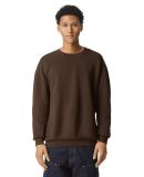 American Apparel RF496 ReFlex Fleece Crewneck Swea in Brown