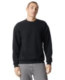 American Apparel RF496 ReFlex Fleece Crewneck Swea in Black
