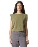 American Apparel 307GD Garment-Dyed Women's Heavyw in Faded army