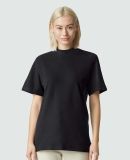 American Apparel 1PQ Pique Mockneck Tee in Black