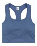 Boxercraft YS83 Youth Cropped Middie Tank in Beach blue