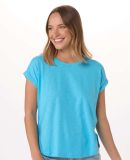 Boxercraft BW2102 Women's Sweet T-Shirt in Pacific blue