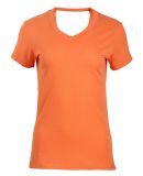 Boxercraft BW2405 Women's Bella Crossback T-Shirt in Mandarin