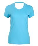 Boxercraft BW2405 Women's Bella Crossback T-Shirt in Pacific blue