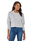 Boxercraft BW3515 Women's Crop Retro Jesery in Oxford heather
